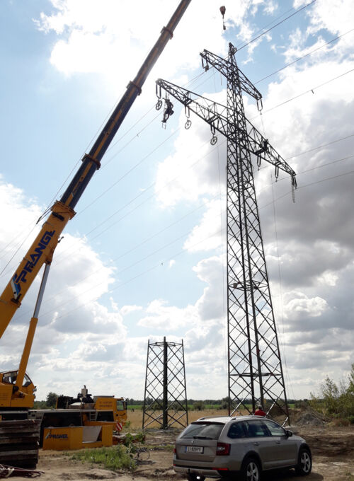 ARGE 110-kV Ltg. UW Peigarten - UW Poysdorf ARGE 110-kV Ltg. UW Peigarten - UW Poysdorf
